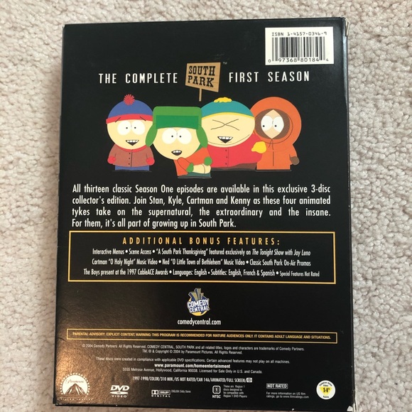 South Park Season 1 - Picture 2 of 4